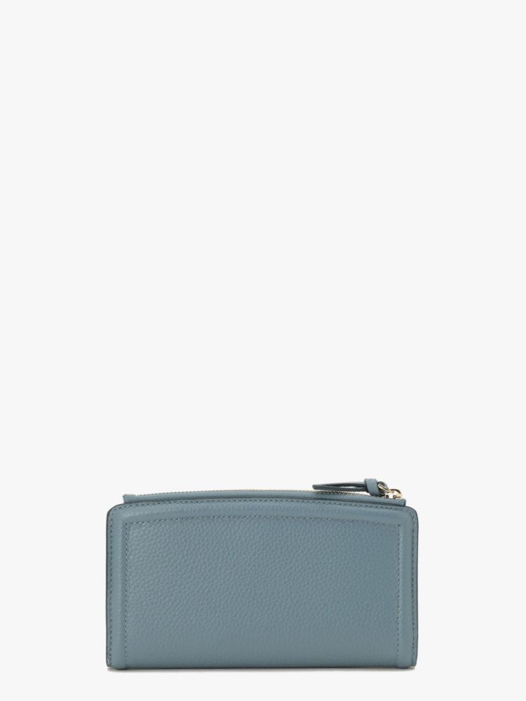 Kate Spade,ノット ジップ スリム ウォレット,財布小物,マンタブルー