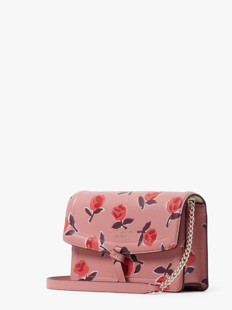 Kate Spade Cameron Paper Rose Small Flap Crossbody, Pink