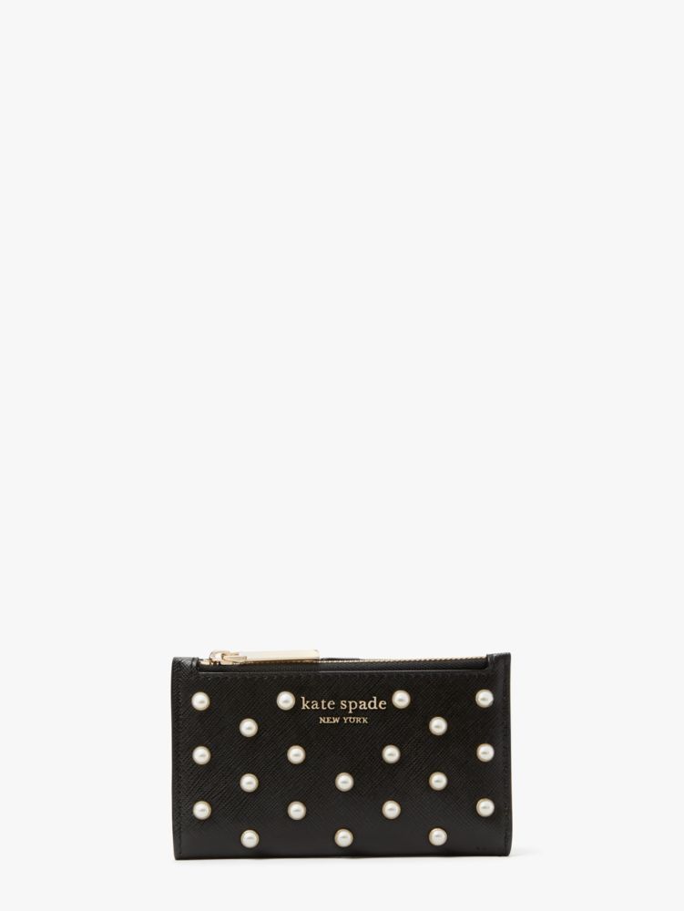 Pearl Small Slim Bifold Wallet | Kate Spade New York