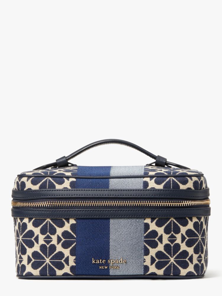 Spade Flower Jacquard Stripe Vanity Kit | Kate Spade New York