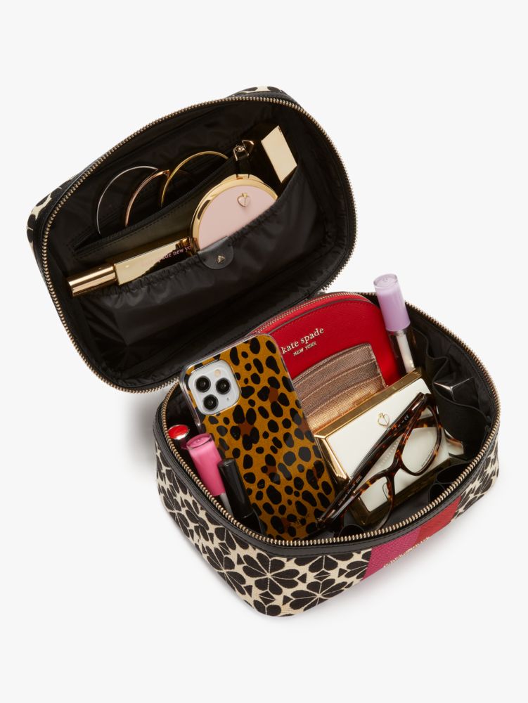 Victoria Secret 4: Train Case/Travel Bag, Makeup Bag, KeyChain & Coin Purse  + What Fits & How to use 