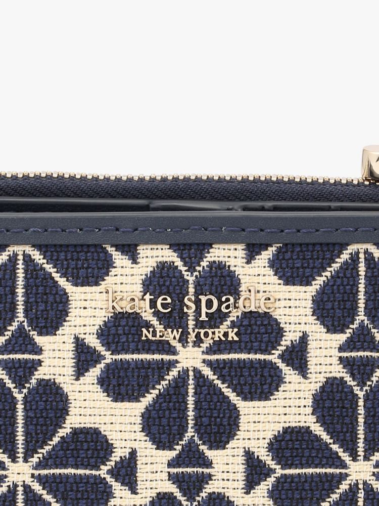 ♠️kate spade スペードフラワージャカードスモール ジップウォレット