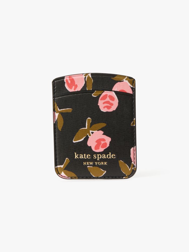 Spencer Ditsy Rose Sticker Pocket, Black Multi, Product