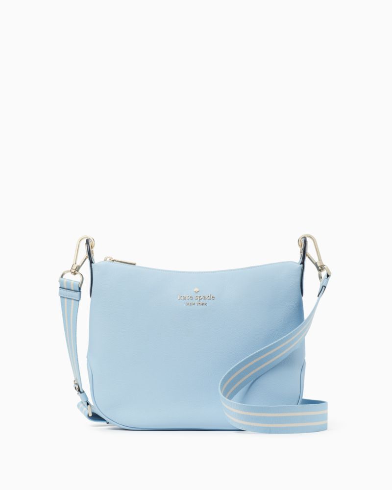 Kate Spade New York Leather Crossbody Bag - Blue Crossbody Bags, Handbags -  WKA349708