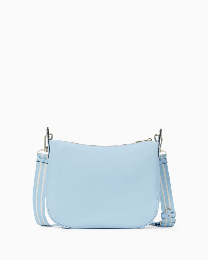 Rosie Pebbled Leather Crossbody Celeste Blue, HANDBAGS