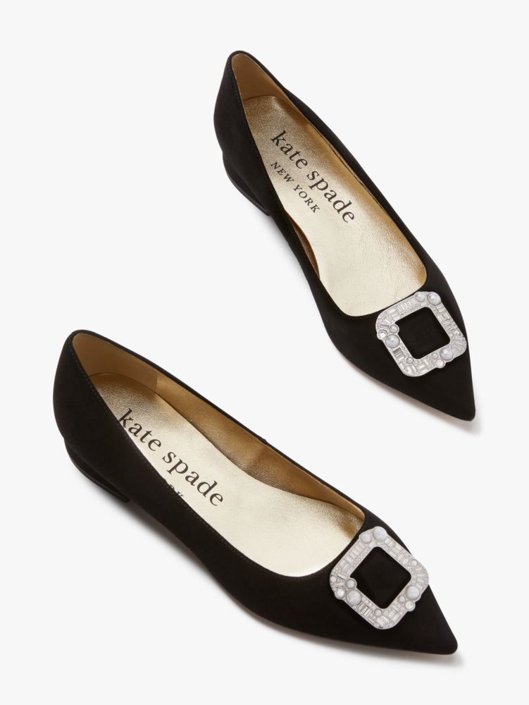 Kate spade store black flats