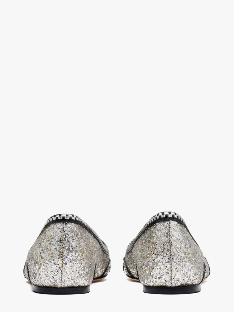 Kate spade silver on sale flats