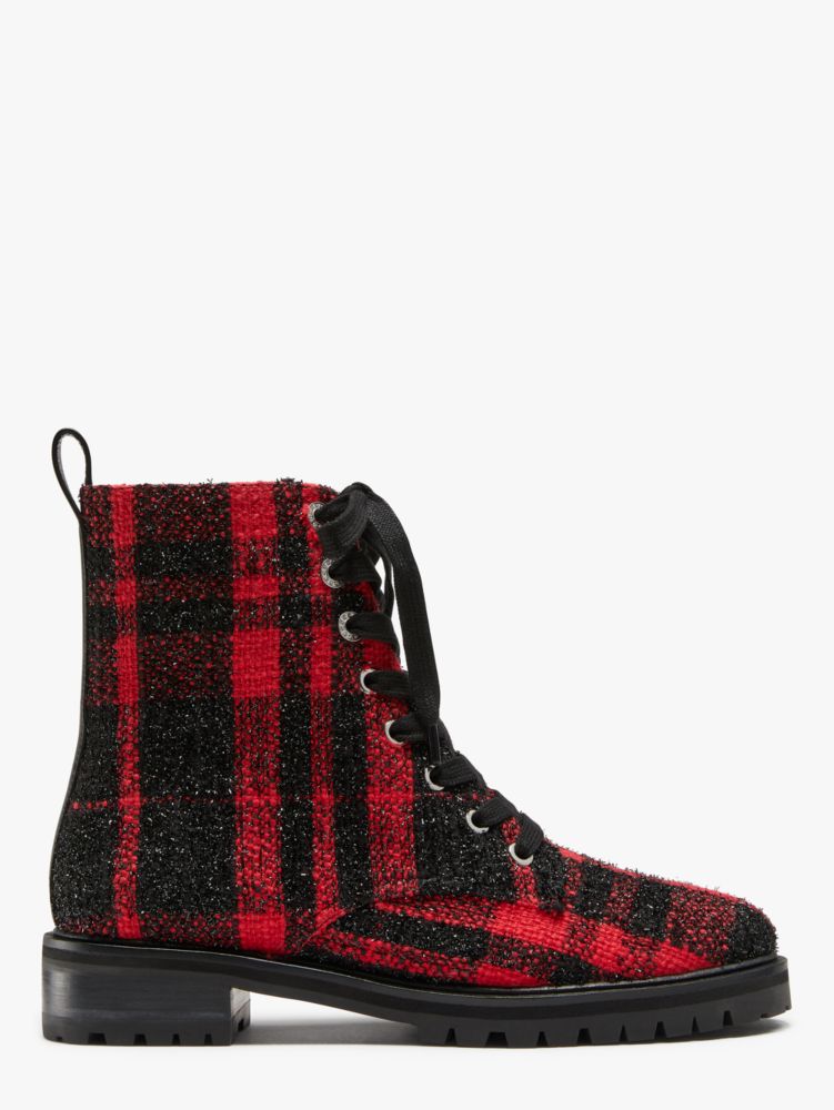 Kate spade red clearance boots