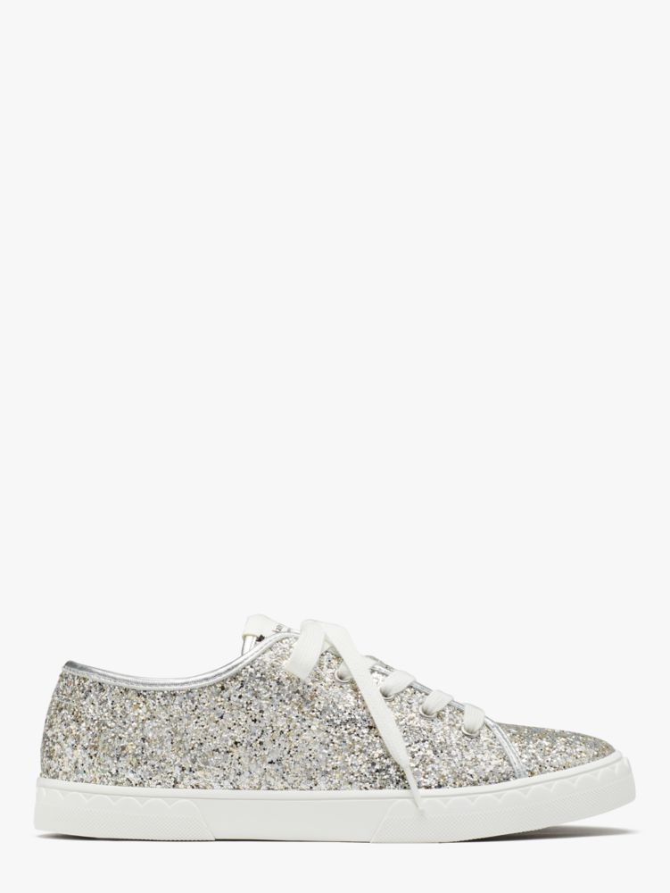 Kate spade 2024 silver sneakers