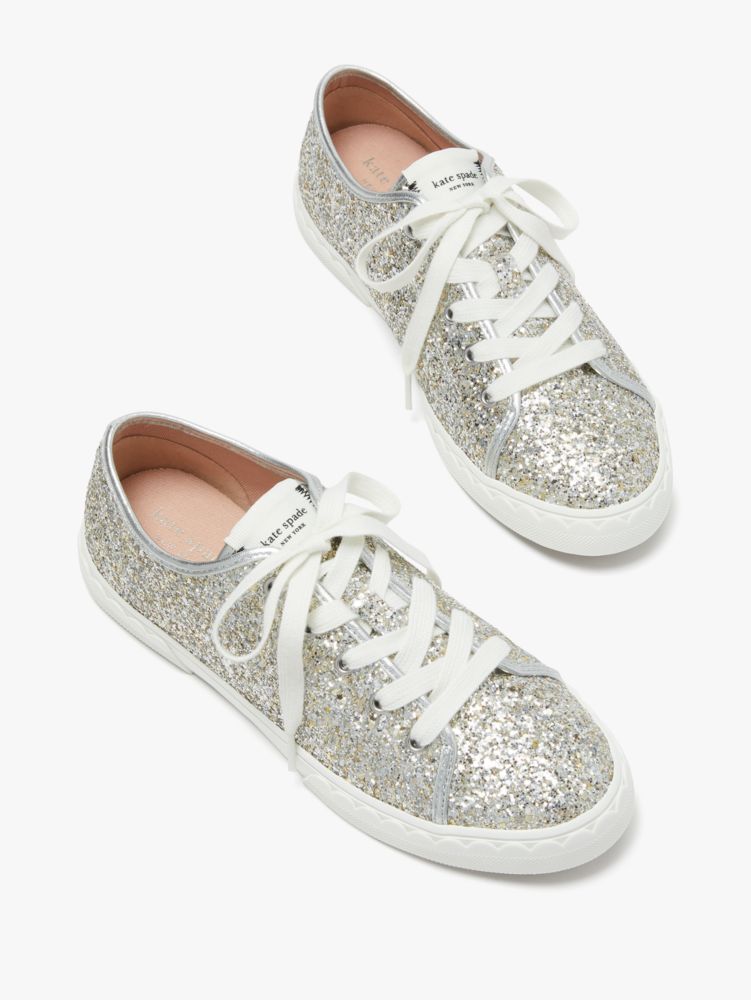 Kate spade glitter tennis hot sale shoes