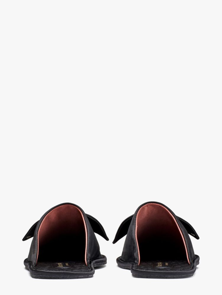 Kate Spade,ローソン スリッパ,ブラック
