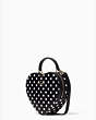 Kate Spade,love shack heart purse,crossbody bags,Black Multi