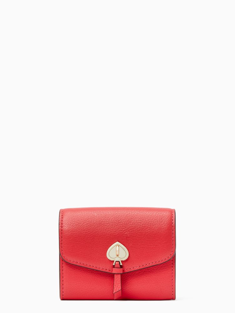 Kate spade new york  スモール フラップ ウォレット/ 白