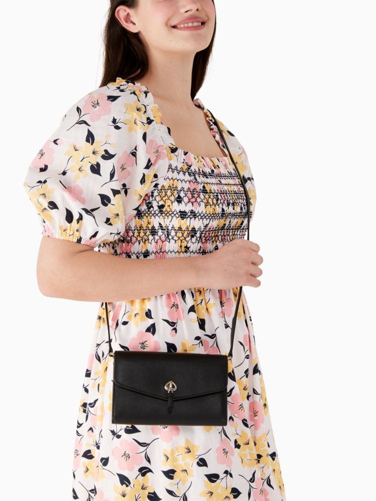 Kate Spade,マーティ ウォレット クロスボディ,財布小物,ブラック
