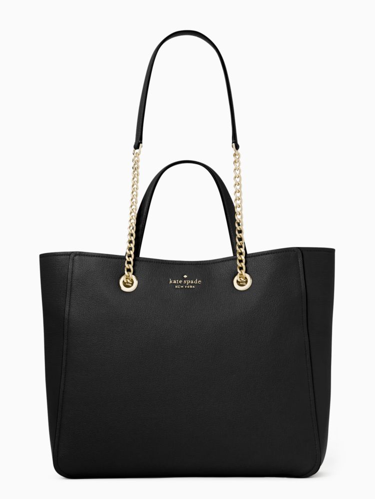 Kate Spade,infinite large triple compartment tote,tote bags,Black