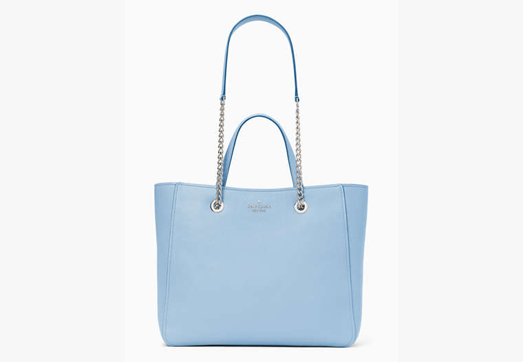 Kate Spade,infinite large triple compartment tote,tote bags,Dusty Blue