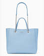 Kate Spade,infinite large triple compartment tote,tote bags,Dusty Blue