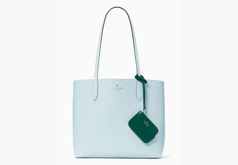 Kate Spade,ava reversible tote,tote bags,Frosty Sky
