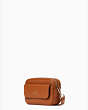Kate Spade,Rosie Pebbled Leather Flap Camera Bag,Warm Gingerbread