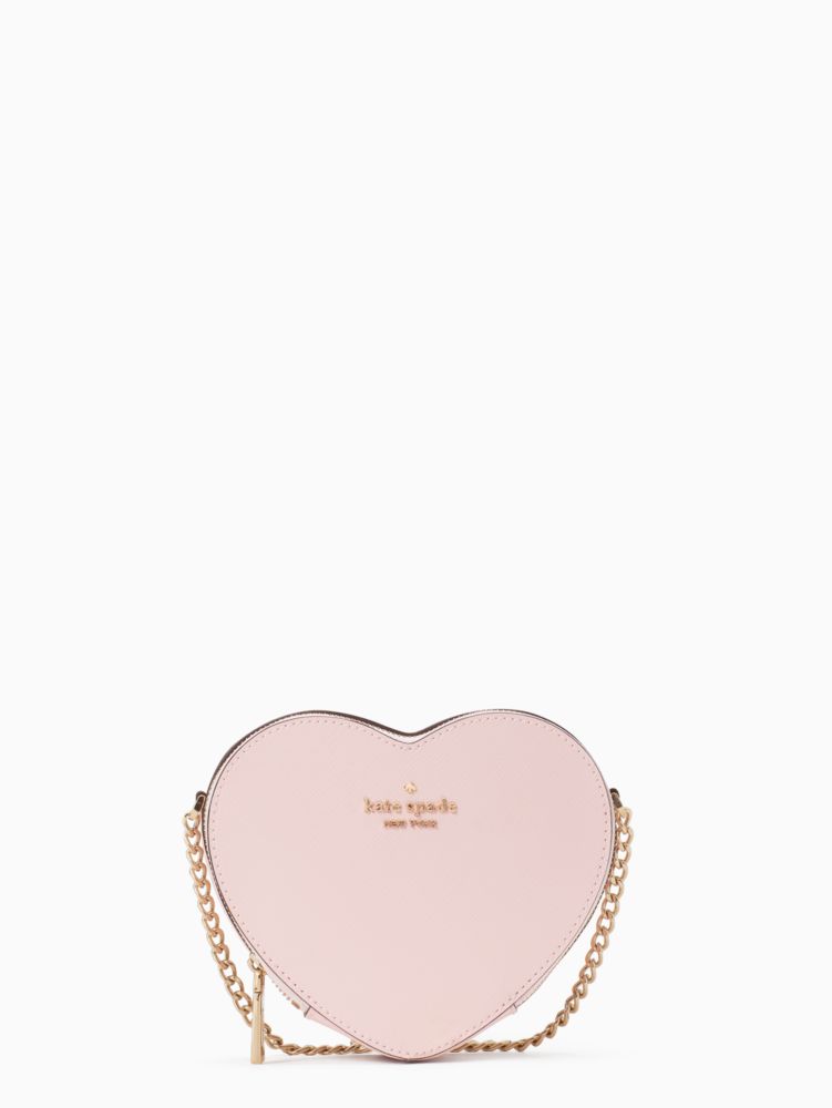 Kate spade pink heart crossbody sale