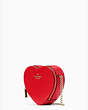 Kate Spade,love shack mini heart crossbody purse,crossbody bags,Candied Cherry