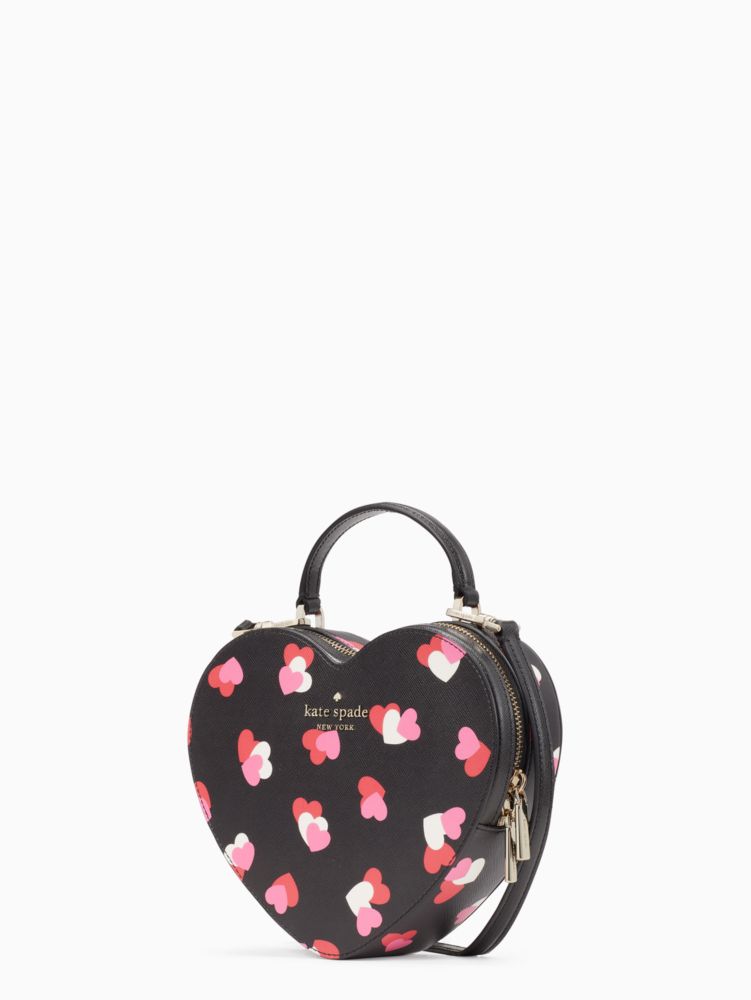 Kate Spade,love shack flutter hearts printed heart purse,crossbody bags,