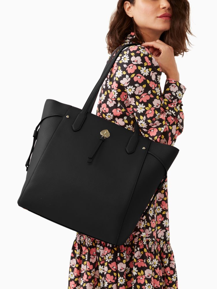 Kate Spade,marti large tote,tote bags,Black