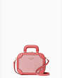 Kate Spade,traveler trunk crossbody bag,Pink Multi