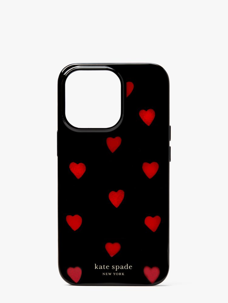Kate Spade,Glitter Hearts iPhone 13 Pro Case,phone cases,