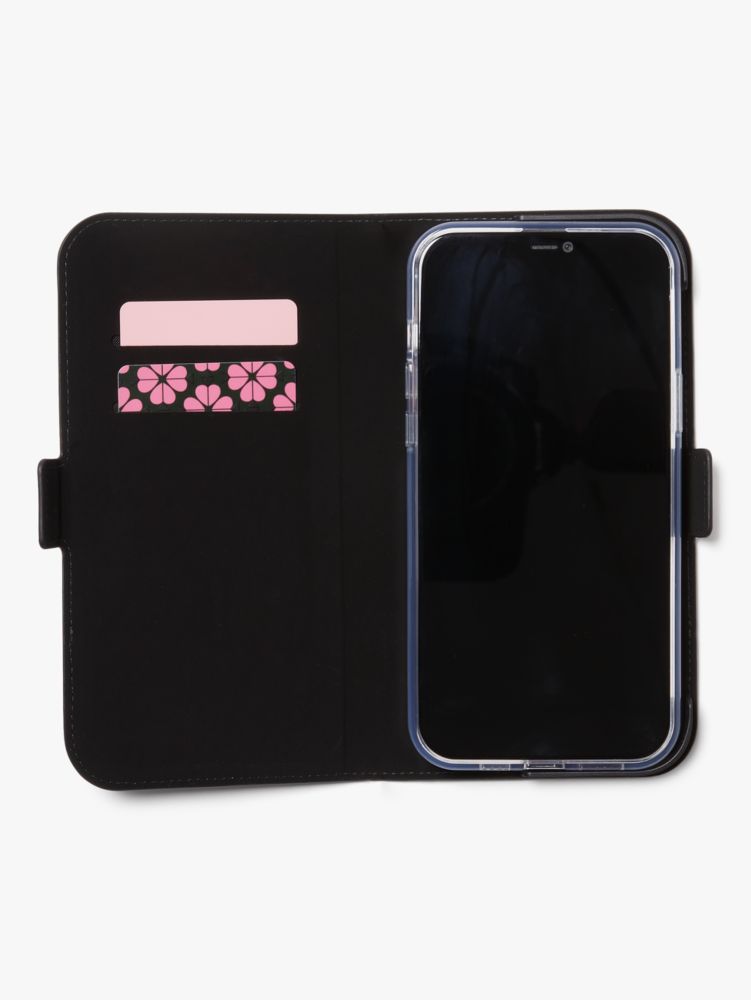 Kate Spade,Spencer iPhone 13 Pro Max Magnetic Wrap Folio Case,