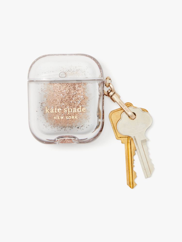 kate spade AirPods ケース 液体入りグリッター Liquid Glitter Airpods Case | Kate Spade New York | Kate