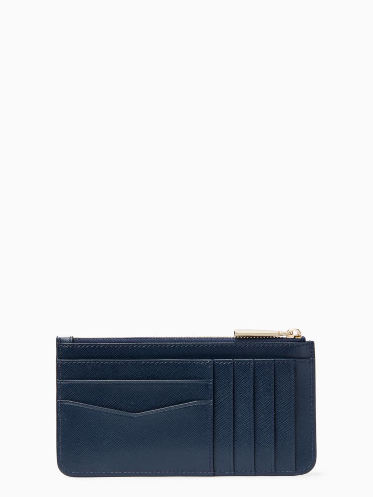 Kate Spade,ビング ラージ スリム カード ホルダー,財布小物,ブルーマルチ