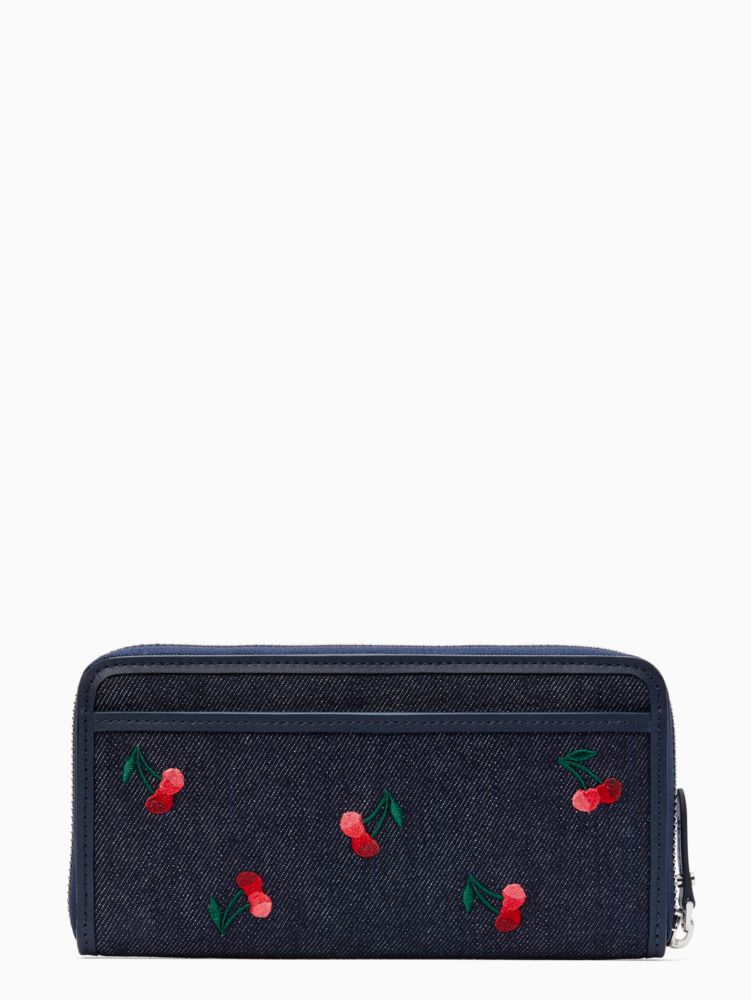 Kate Spade,ella large cherry continental wallet,60%,