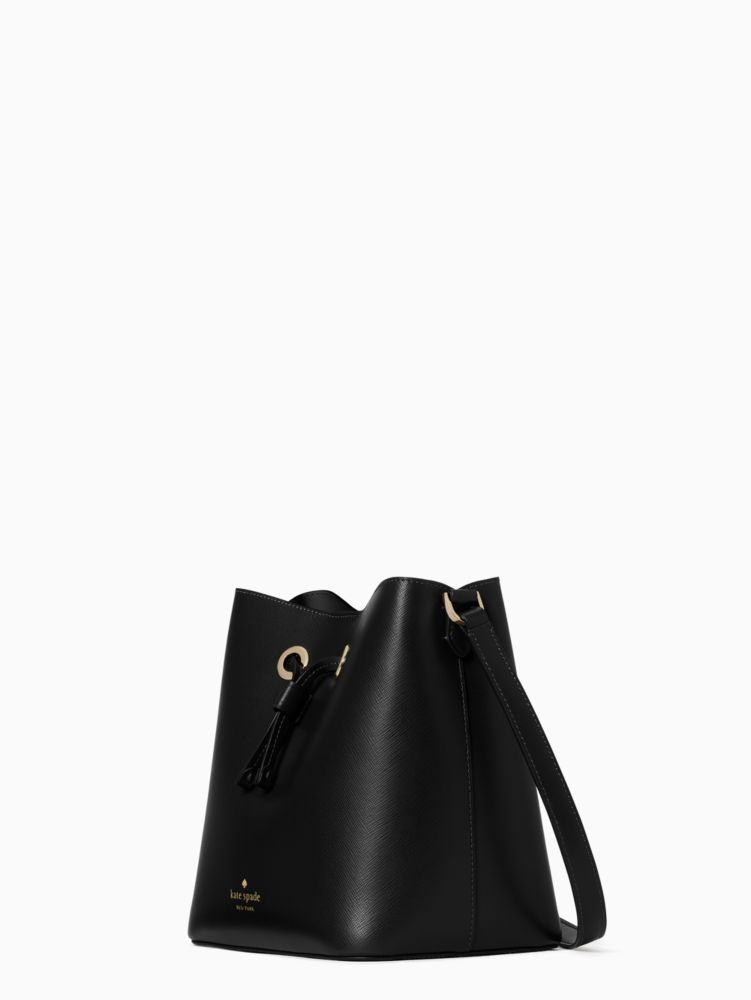 Kate Spade,sadie bucket bag,crossbody bags,Black