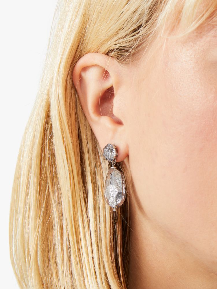 Clear Quartz Teardrop Earrings for Inner Harmony – MASS MoCA