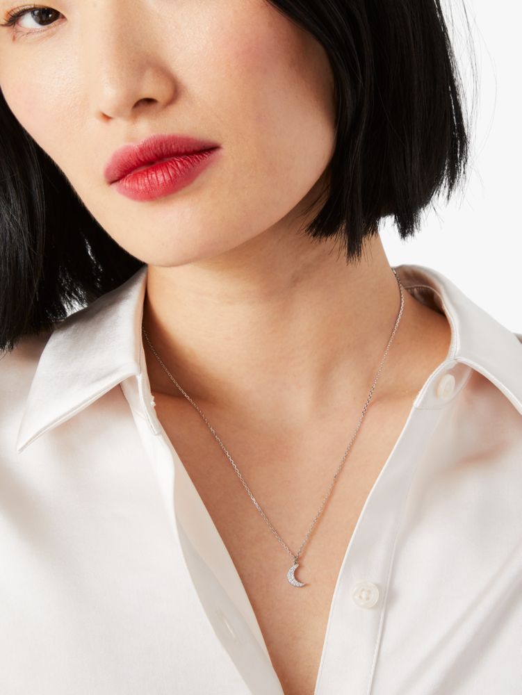 Kate Spade,Star & Moon Pendant & Studs Set,