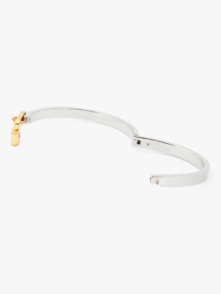 Kate Spade,Lock And Spade Charm Bangle,