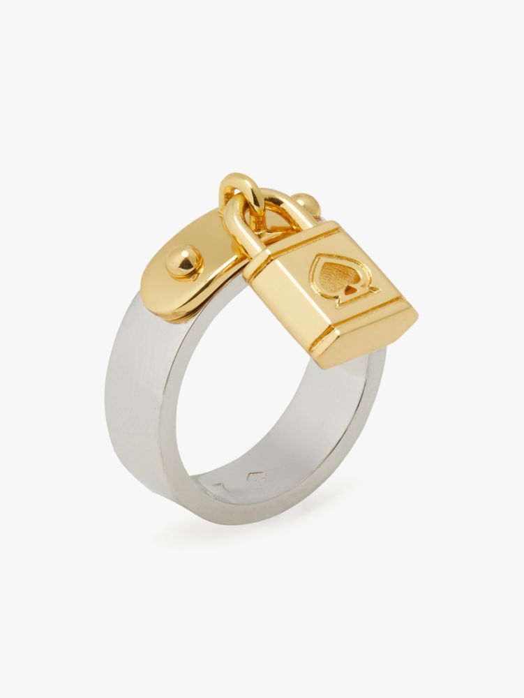 Lock And Spade Ring, , Product