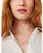Kate Spade,pave "R" initial mini pendant necklace,necklaces,