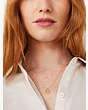 Kate Spade,pave "E" initial mini pendant necklace,necklaces,