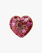 Something Sparkly Heart Ohrstecker Aus Ton Mit Pavé, , Product