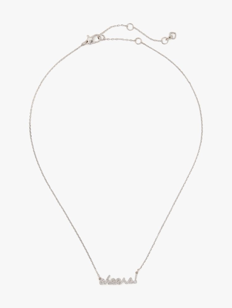 Kate Spade,Say Yes Cheers Pendant,