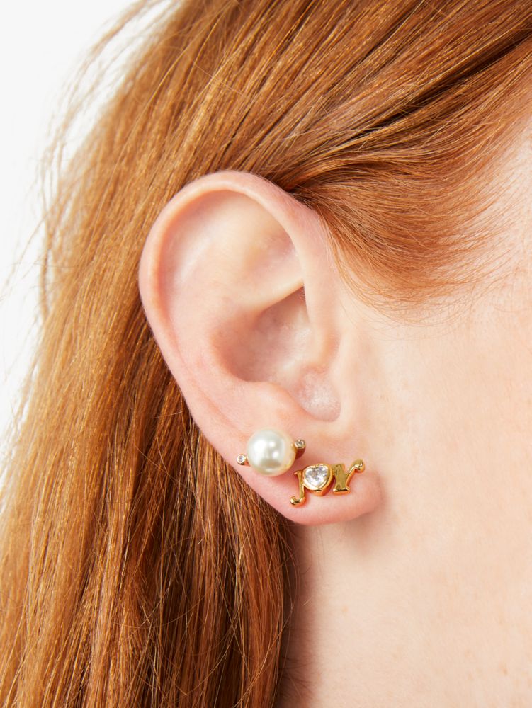 Kate Spade,Say Yes Joy Stud Set,