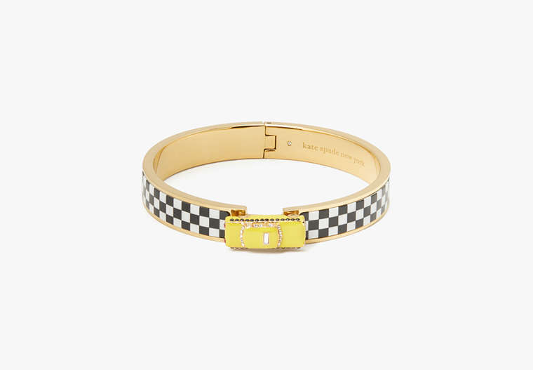 New York Minute Taxi Hinge Bangle, , Product