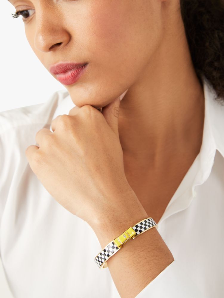 New York Minute Taxi Hinge Bangle, , Product