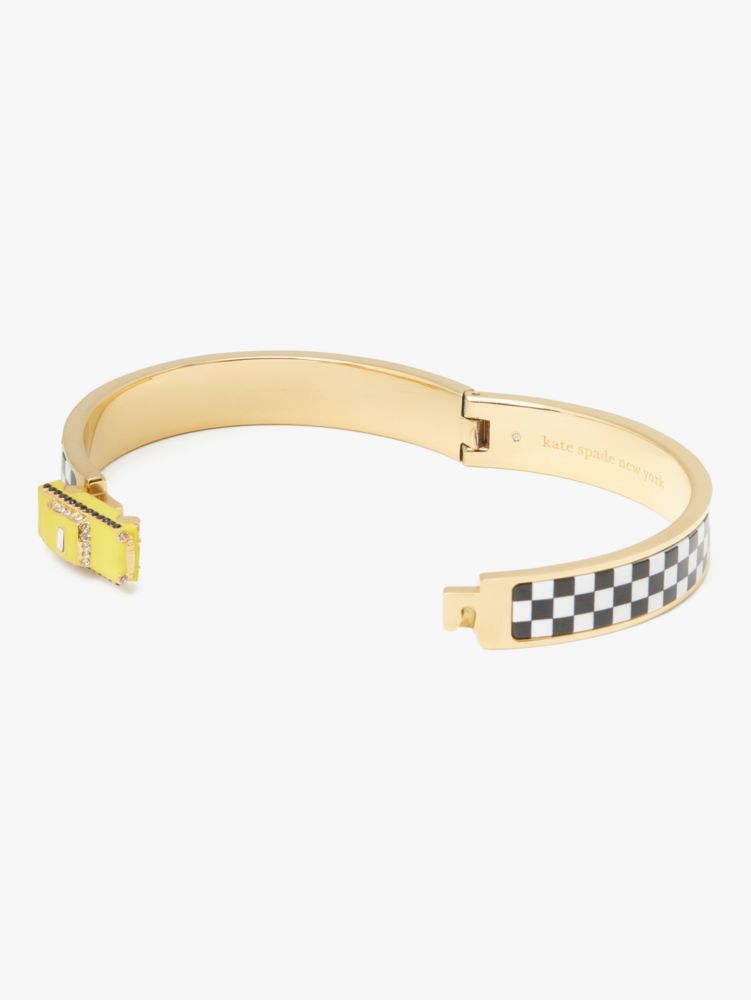 New York Minute Taxi Hinge Bangle, , Product
