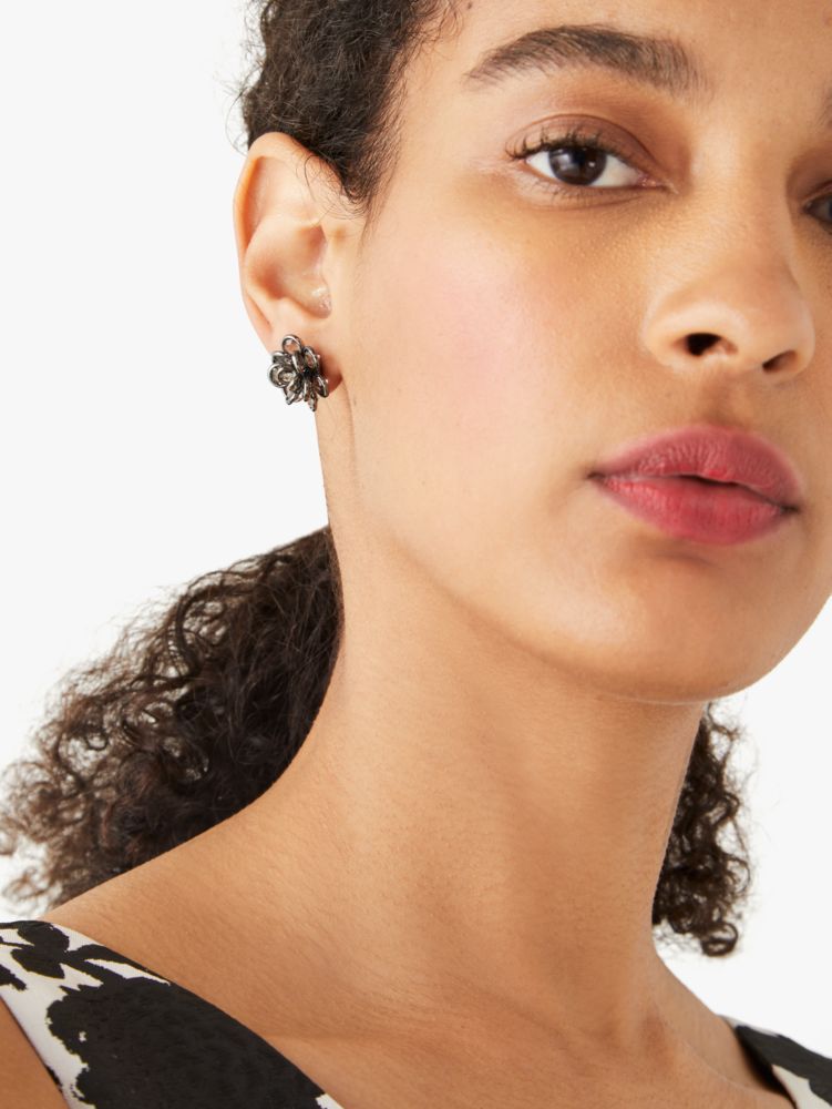 Jeweled Rosette Studs, , Product