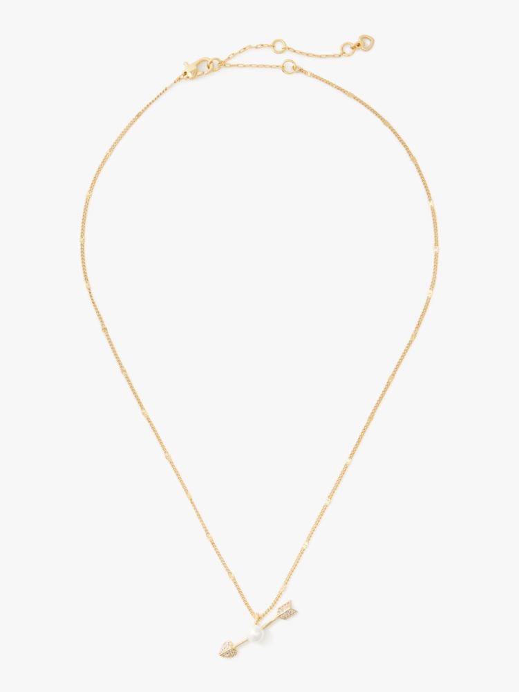Kate Spade,love game arrow pendant,necklaces,