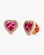 Spell It Out Heart Studs, , Product