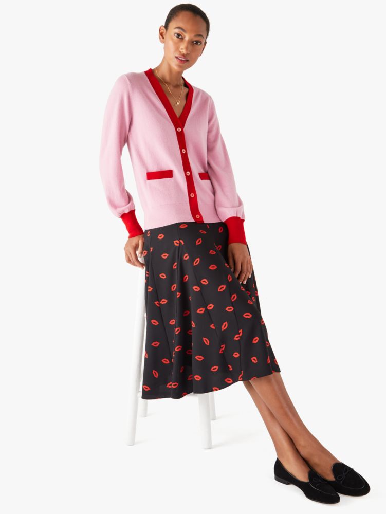 Kate Spade,Colorblock Cashmere Gallery Cardigan,